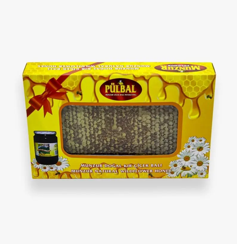 Munzur Pülbal Petekli Doğal Kır Çiçeği Balı 800 – 950 Gr